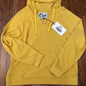 Zyia Lightweight Beach Hoodie Yellow Small